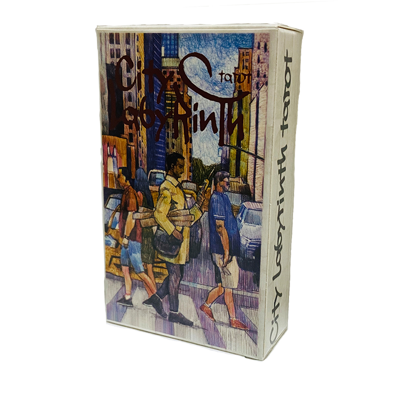 City Labyrinth Tarot Cards 78  - Tarot Cards Deck With Guidebook recension och pris