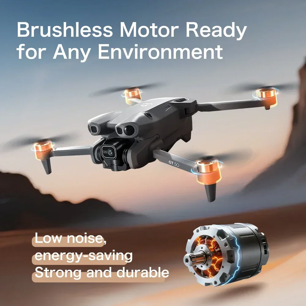 GT50 2.4GHz RC Quadcopter FPV  - Fpv Brushless Rc Drone 4K recension och pris
