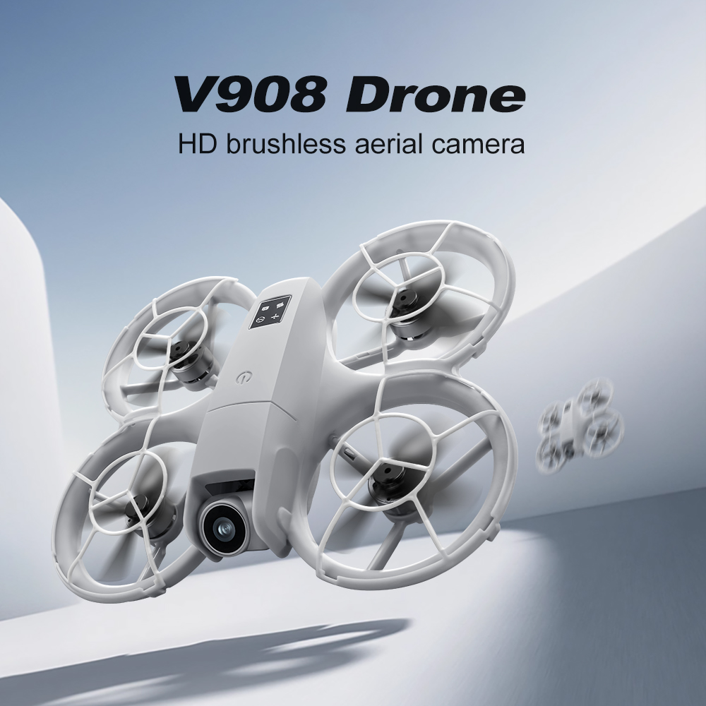 Original V908 Quadcopter Brush - Fpv Brushless Rc Drone 4K recension och pris